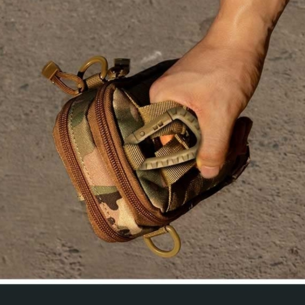 Tactical Molle Pouch Outdoor Sports Belt Waist Pack Bag, OS